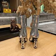Givenchy Boots High Heels Silver  - 5