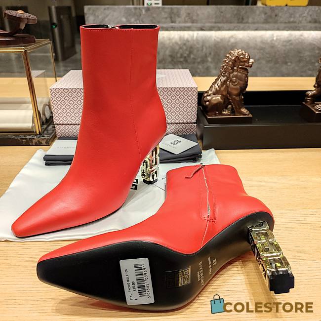 Givenchy Boots High Heels Red - 1