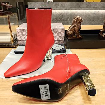 Givenchy Boots High Heels Red