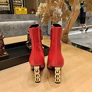 Givenchy Boots High Heels Red - 6