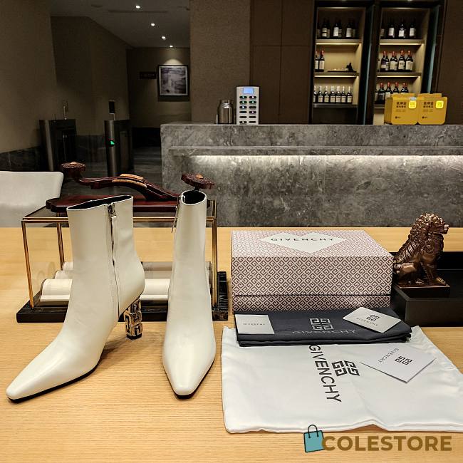 Givenchy Boots High Heels White  - 1