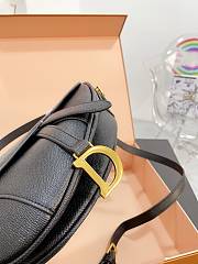 Dior Saddle Black 24 x 6 x 18 cm - 2