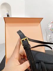 Dior Saddle Black 24 x 6 x 18 cm - 4