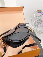 Dior Saddle Black 24 x 6 x 18 cm - 6
