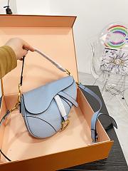 Dior Saddle Blue 24 x 6 x 18 cm - 1