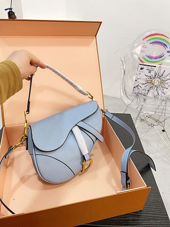 Dior Saddle Blue 24 x 6 x 18 cm