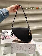 Dior Saddle Black 20 x 15 x 4 cm - 1