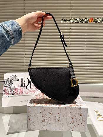 Dior Saddle Black 20 x 15 x 4 cm