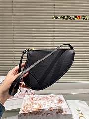 Dior Saddle Black 20 x 15 x 4 cm - 5