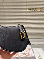 Dior Saddle Black 20 x 15 x 4 cm - 2
