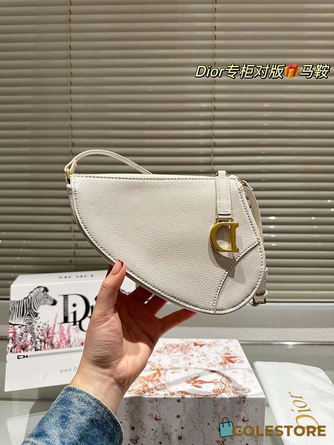 Dior Saddle White 20 x 15 x 4 cm - 1