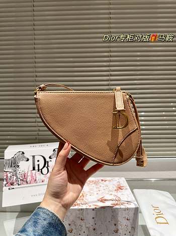 Dior Saddle Brown 20 x 15 x 4 cm