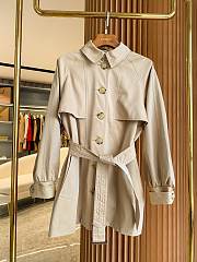 Burberry Short Trench Coat Beige - 4