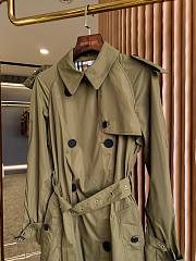 Burberry Trench Coat Green  - 4