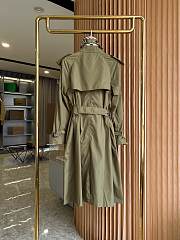 Burberry Trench Coat Green  - 5