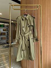 Burberry Trench Coat Green  - 1
