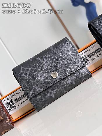 Louis Vuitton Monogram Eclipse Black 11 cm