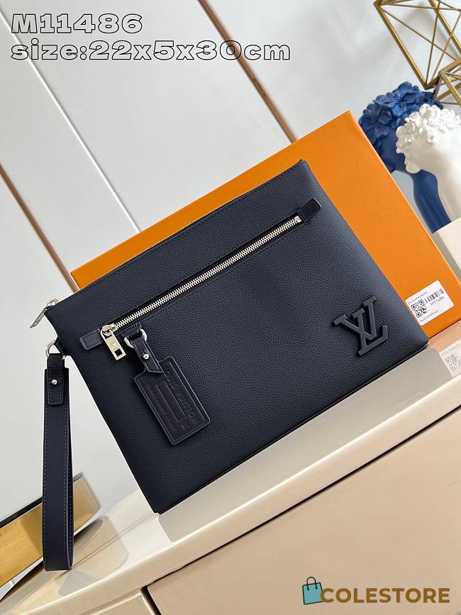 Louis Vuitton Aerogram Denim 22 x 5 x 30 cm - 1