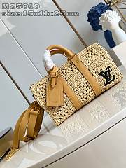 Louis Vuitton Raffia Keepall Bangdouriele 15 x 11 x 25 cm - 1
