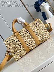 Louis Vuitton Raffia Keepall Bangdouriele 15 x 11 x 25 cm - 3