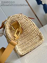 Louis Vuitton Raffia Keepall Bangdouriele 15 x 11 x 25 cm - 2