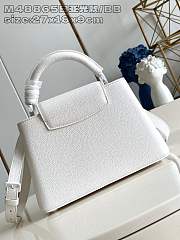 Louis Vuitton Capucines BB White 27 x 18 x 9 cm - 3