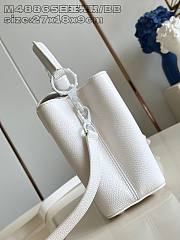 Louis Vuitton Capucines BB White 27 x 18 x 9 cm - 6