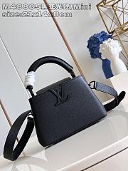 Louis Vuitton Capucines Mini Black 21 x 14 x 8 cm - 1