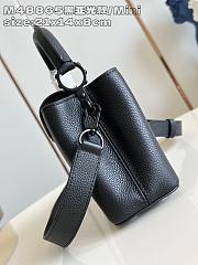 Louis Vuitton Capucines Mini Black 21 x 14 x 8 cm - 2