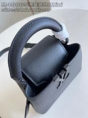Louis Vuitton Capucines Mini Black 21 x 14 x 8 cm - 3