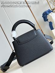 Louis Vuitton Capucines Mini Black 21 x 14 x 8 cm - 4