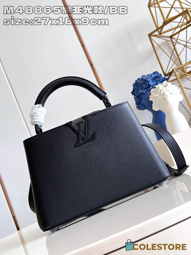 Louis Vuitton Capucines BB Black 27 x 18 x 9 cm - 1