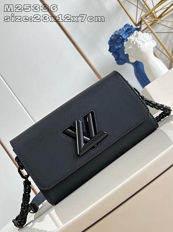 Louis Vuitton Twist West Black 23 x 12 x 7 cm