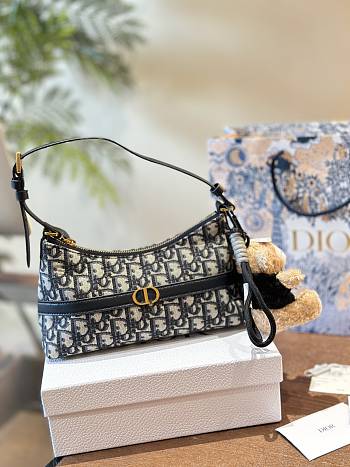 Dior Hobo CD Logo White 23 cm