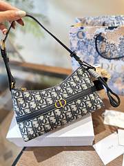 Dior Hobo CD Logo White 23 cm - 5