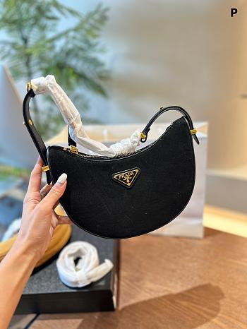 Prada Moon Bag Black 20 cm