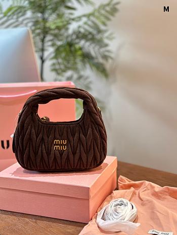 MiuMiu Wander Hobo Brown 20 cm