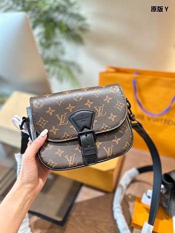 Louis Vuitton Montsouris Monogram Macassar Brown 20 x 17 x 7 cm