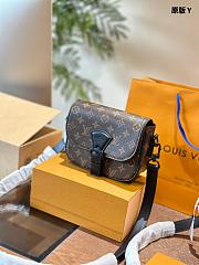 Louis Vuitton Montsouris Monogram Macassar Brown 20 x 17 x 7 cm - 4