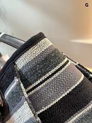 Chanel Shopping Bag Black And White 38 cm - 2