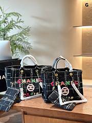 Chanel Shopping Bag Black 38 cm - 1