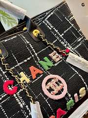 Chanel Shopping Bag Black 38 cm - 3