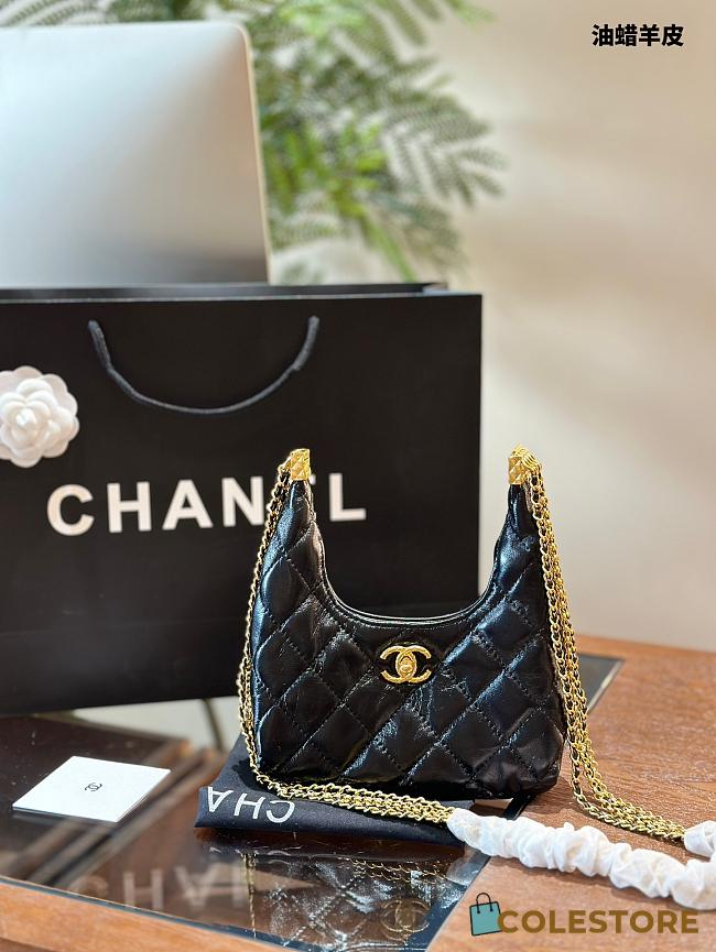 Chanel 24b Hobo Black 20 cm - 1