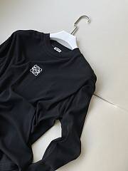 Loewe Anagram Long Shirt Black  - 6