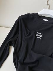 Loewe Anagram Long Shirt Black  - 5