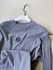 Loewe Anagram Long Shirt Grey - 4