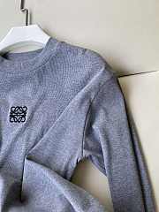 Loewe Anagram Long Shirt Grey - 3