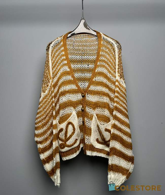 Loewe Cardigan Yellow Knting - 1