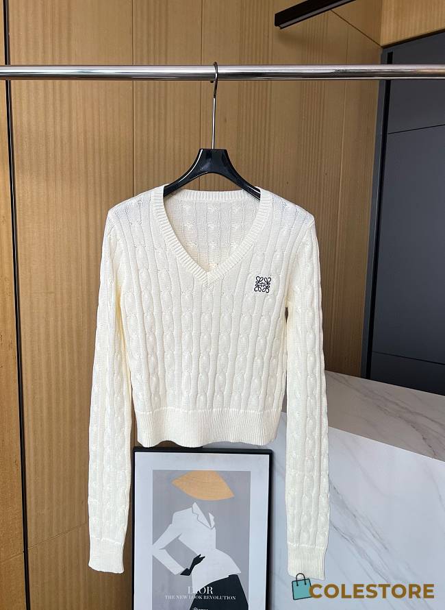 Loewe Sweater White  - 1