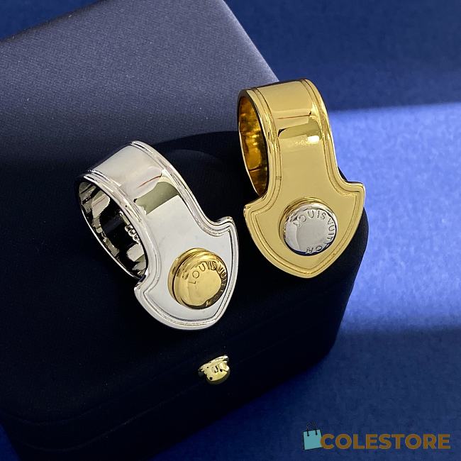 Louis Vuitton Louisette Gold/ Silver Ring - 1